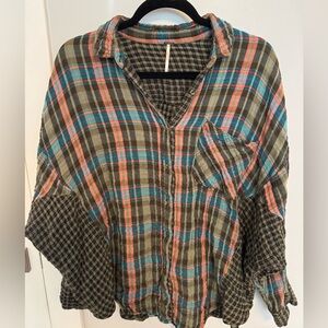 Free People Flannel Shirt